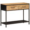 vidaXL Konsollbord 100x35x76 cm heltre mango og jern