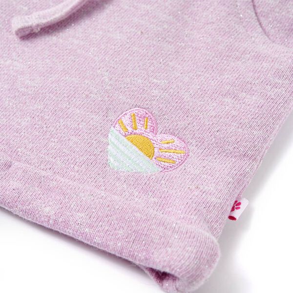 Barneshorts med snor blandet lilla 116