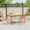 vidaXL Hage Spisegruppe 5 pcs Beige Poly rattan