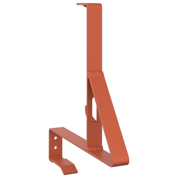 vidaXL Sn&oslash;beskyttelsesst&oslash;tte 12 pcs R&oslash;d 29,5 x 3 x 34,5 cm St&aring;l