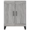 vidaXL Highboard gr&aring; sonoma 69,5x34x180 cm konstruert tre