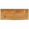 vidaXL Bordplate naturlig kant 90x30x3,8 cm heltre mango