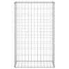 vidaXL Gabion med dekker galvanisert st&aring;l 60x30x100 cm