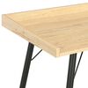 vidaXL Skrivebord eik 90x50x79 cm