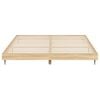vidaXL Sengeramme uten madrass sonoma eik 120x200 cm konstruert tre