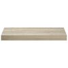 vidaXL Flytende vegghylle eik 50x23x3,8 cm MDF