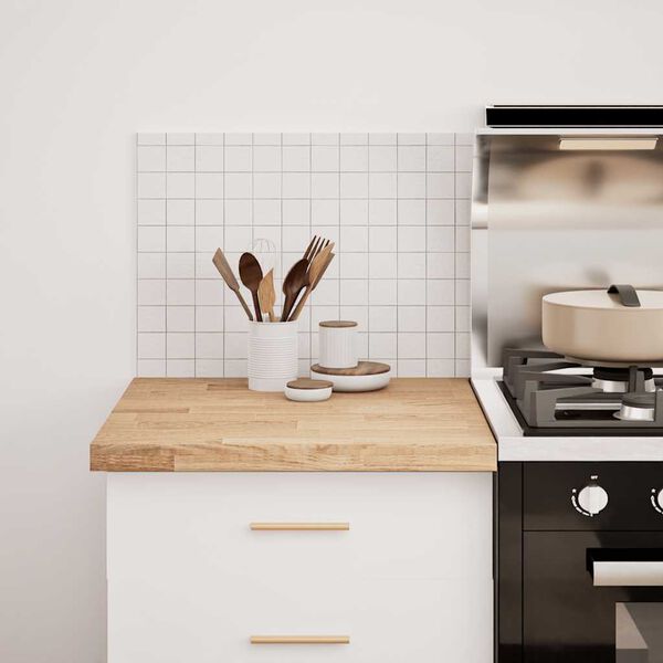 vidaXL Kj&oslash;kken benkeplate rektangul&aelig;r 60x63,5x4 cm heltre eik