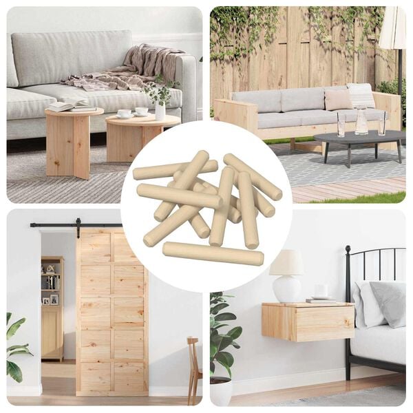 vidaXL Treplugger 12000 pcs Brun Heltre