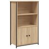 vidaXL Highboard sonoma eik 62x32x103,5 cm konstruert tre
