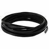 vidaXL L&aelig;rreim Svart 1000 x 0,3 cm L&aelig;r