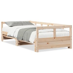 vidaXL Dagseng uten madrass 90x190 cm heltre furu