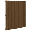 vidaXL Veggmontert hodegavl honningbrun 95,5x3x110 cm heltre furu