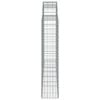 vidaXL Gabionkurver buede 4 stk 200x30x140/160 cm galvanisert jern