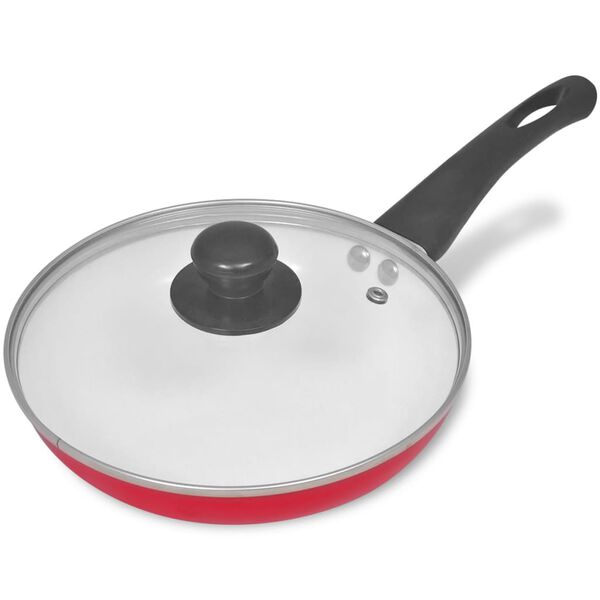 5 stk Keramikk Stekepanne Sett Induksjon