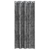 vidaXL Fl&oslash;yel Gardiner med gardiner 2 pcs Gr&aring; 245 x 140 cm Fl&oslash;yel