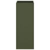 vidaXL Plantekasse olivengrønn 32x29x75 cm stål