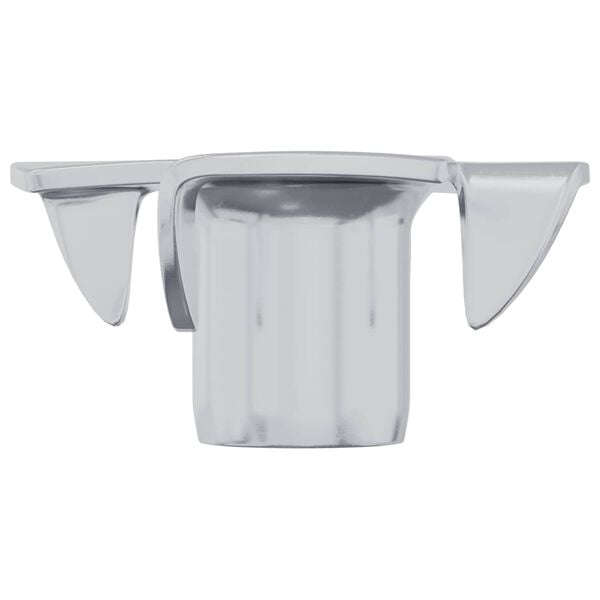 vidaXL Pronget T-mutter 2 pcs s&oslash;lv M6 mm St&aring;l