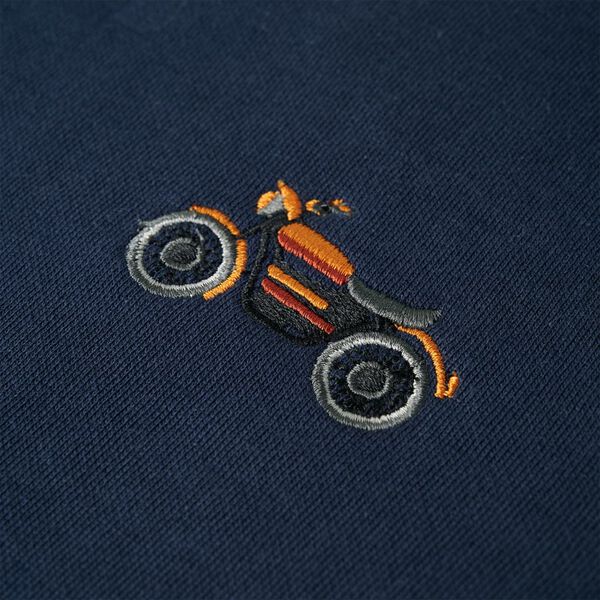 Barnegenser marinebl&aring; melert 104