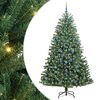 vidaXL Kunstig sammensatt juletre Gr&oslash;nn 210 cm PVC og metall