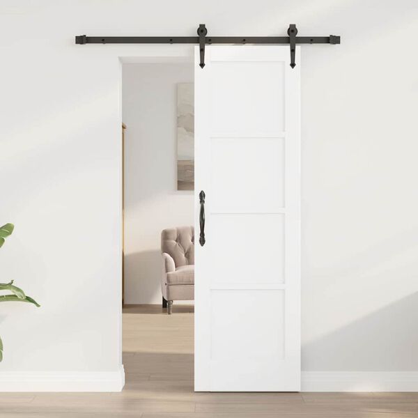 vidaXL Skyved&oslash;r ORKDAL Hvit 61 x 198,5 cm Massiv furu