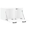 vidaXL Veggskap hvit 60x36,5x35 cm konstruert tre