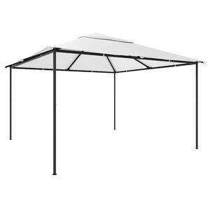 vidaXL Paviljong 4x4x3 m hvit 180 g/m&sup2;