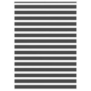 vidaXL Sebragardin svart 155x230 cm stoff bredde 150,9 cm polyester