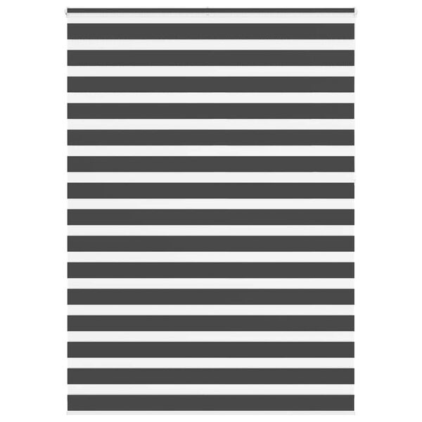 vidaXL Sebragardin svart 155x230 cm stoff bredde 150,9 cm polyester