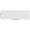 vidaXL Balkongskjerm hvit 90x300 cm HDPE
