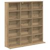 vidaXL CD skap Artisan eik 96 x 23,5 x 97,5 cm Konstruert tre