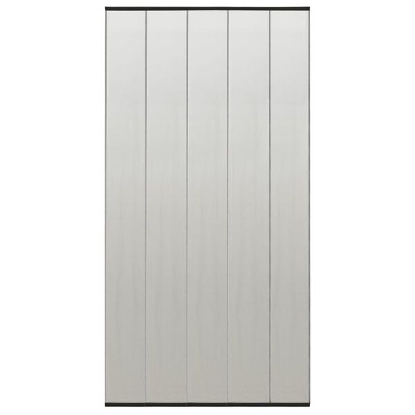 vidaXL Insektskjerm for d&oslash;r med 5-delers nettgardin svart 120x240 cm