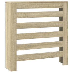 vidaXL Radiatordeksel sonoma eik 78x20x82 cm konstruert tre