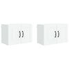 vidaXL Veggskap PORTO 2 pcs Hvit 60 x 31 x 40 cm Konstruert tre