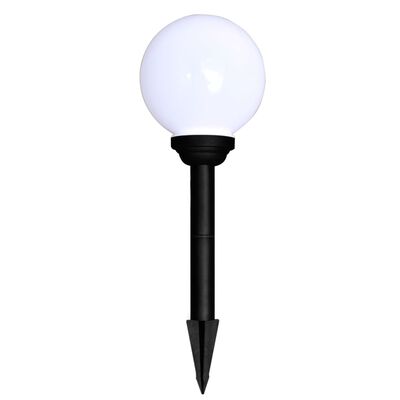 vidaXL Utendørs LED-lamper for hagesti 8 stk 15 cm med jordpinne