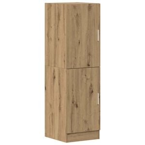 vidaXL Kj&oslash;kkenskap artisan eik 38x41,5x131,5 cm konstruert tre