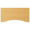 vidaXL Skrivebordsplate 110x55x2,5 cm bambus