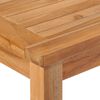 vidaXL 5-delers hagespisesett 150x90 cm heltre teak