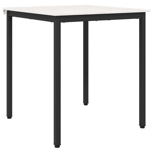 vidaXL Spisebord Hvit 70 x 70 x 75 cm Massiv furu