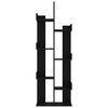 vidaXL Bokhylle svart 48x25,5x140 cm konstruert tre