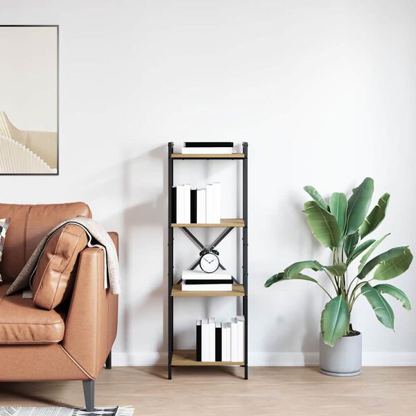 vidaXL Bokhylle Artisan Eik 40 x 30 x 119 cm Konstruert tre