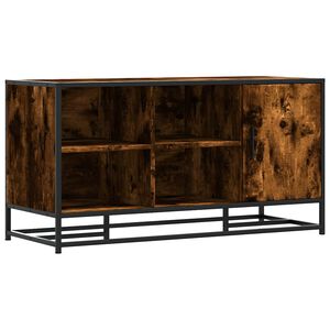 vidaXL Skobenk r&oslash;kt eik 100x40x53,5 cm konstruert tre og metall