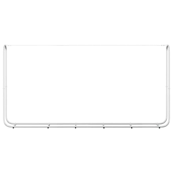 vidaXL Vedstativ 300x25x150 cm Galvanisert st&aring;l