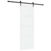 vidaXL Skyved&oslash;r ORKDAL Hvit 83 x 232 cm Heltre furu