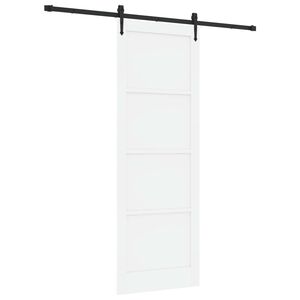 vidaXL Skyved&oslash;r ORKDAL Hvit 83 x 232 cm Heltre furu