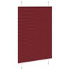 vidaXL Pliss&eacute;gardin Bordeaux R&oslash;d 90x100 cm Stoff Bredde 89,4 cm