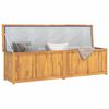 vidaXL Hageboks 200x50x55 cm heltre teak