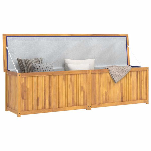 vidaXL Hageboks 200x50x55 cm heltre teak