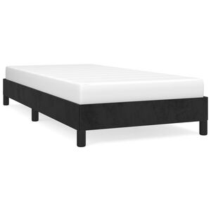 vidaXL Sengeramme uten madrass svart 90x190 cm Single fl&oslash;yel