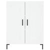 vidaXL Highboard hvit 69,5x34x180 cm konstruert tre