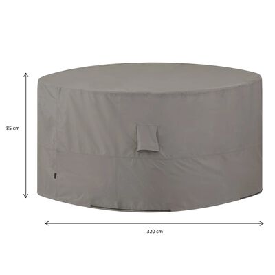 Madison Utendørs møbeltrekk rund 320 cm grå